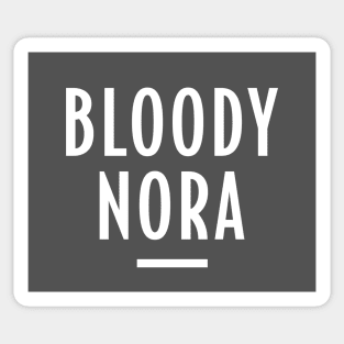 Bloody Nora - Retro Funny Message Sticker